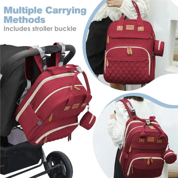 GENERIC 2 IN 1 Foldable infant bed bag Waterproof Multipurpose Bag