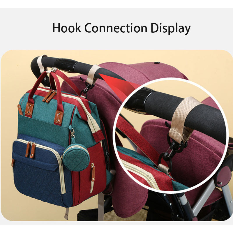 GENERIC 2 IN 1 Foldable infant bed bag Waterproof Multipurpose Bag