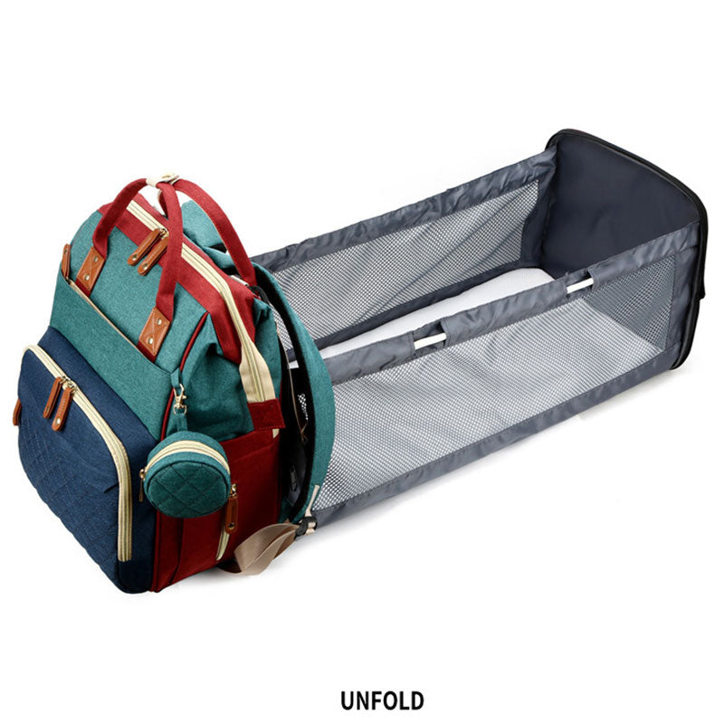 GENERIC 2 IN 1 Foldable infant bed bag Waterproof Multipurpose Bag
